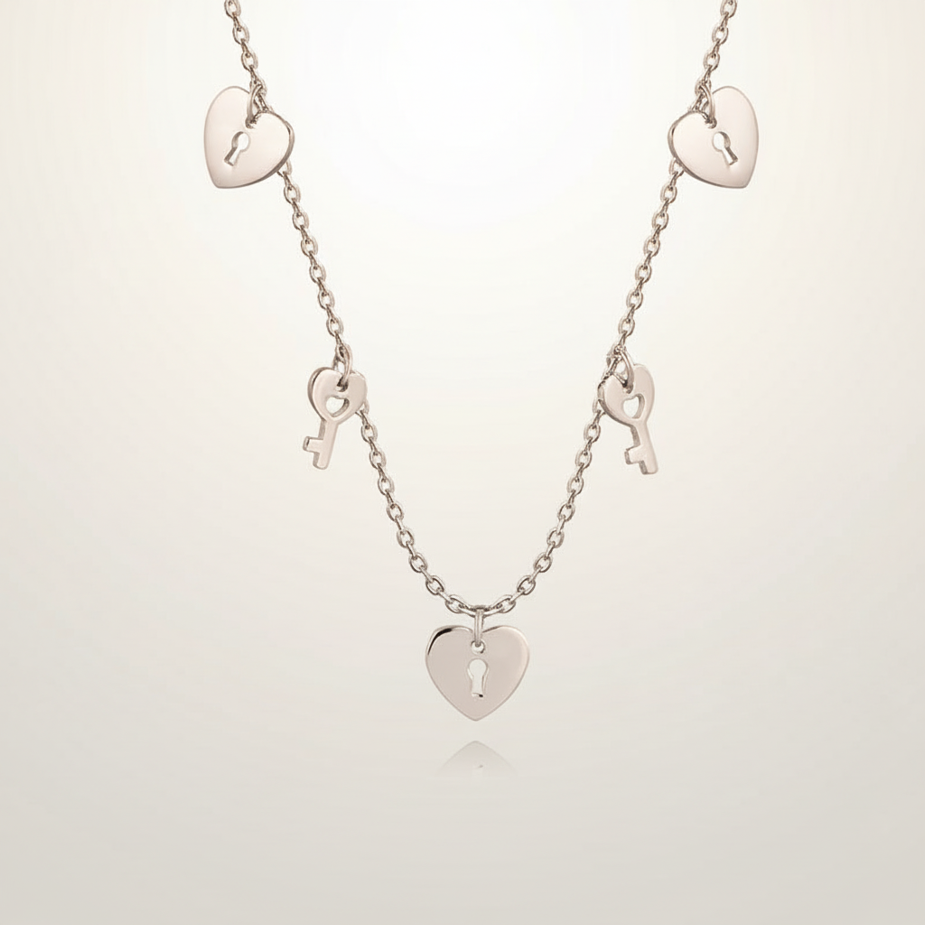 Heart Locket Pendant Necklace