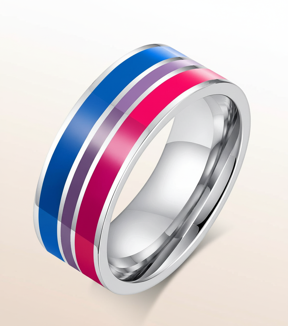 Pride Rings - Bisexual Assorted Sizes