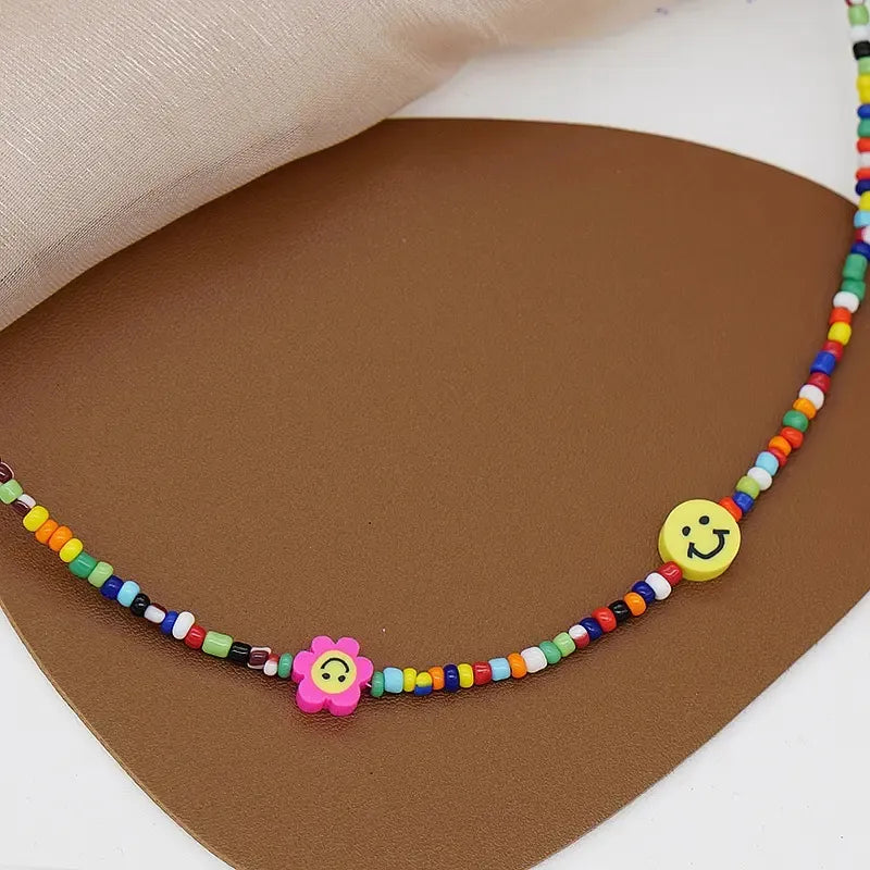 Colorful Small Bead Necklace