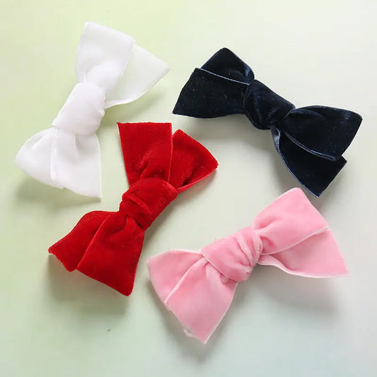 Small Velvet Hair Bow