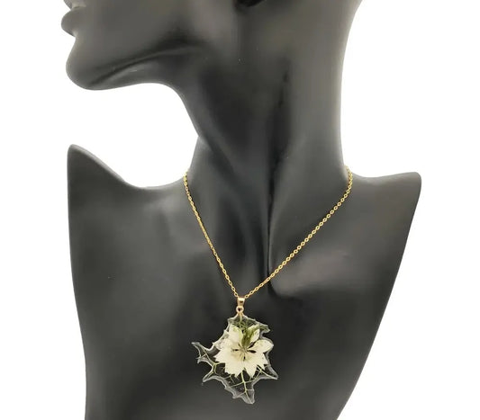 Pressed Blossom Necklace