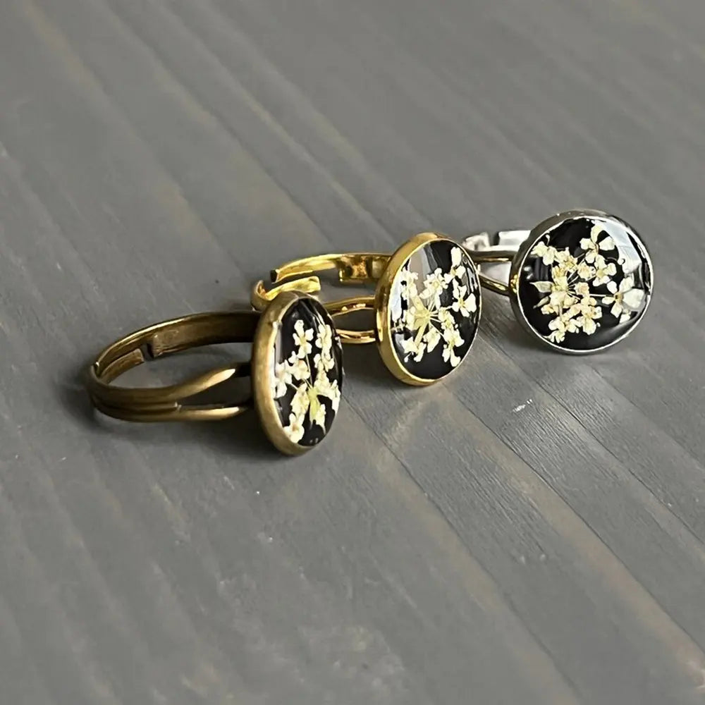 Pressed Flower Ring