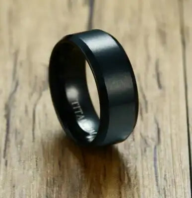 Black Titanium Ring