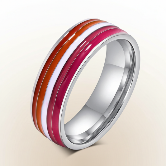 Pride Rings - Lesbian Assorted Sizes