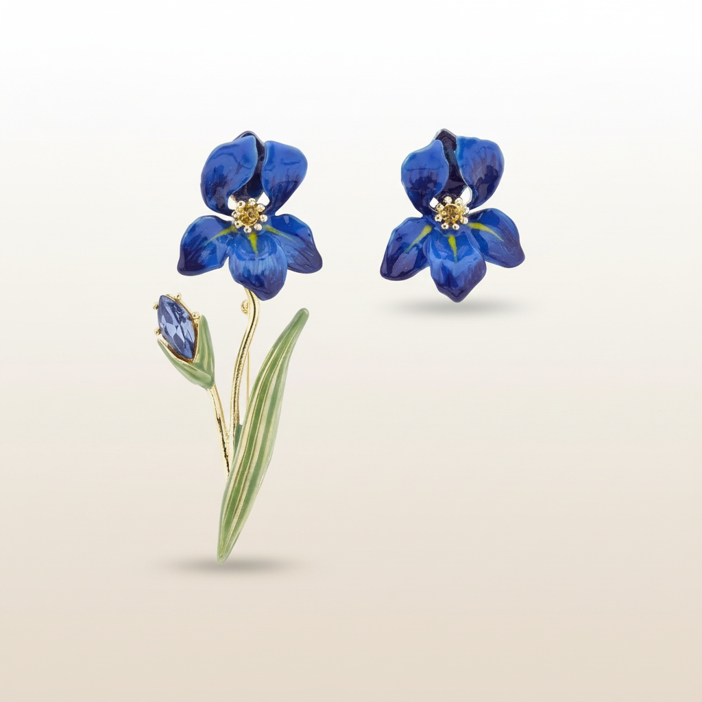 Irises Stud Earrings