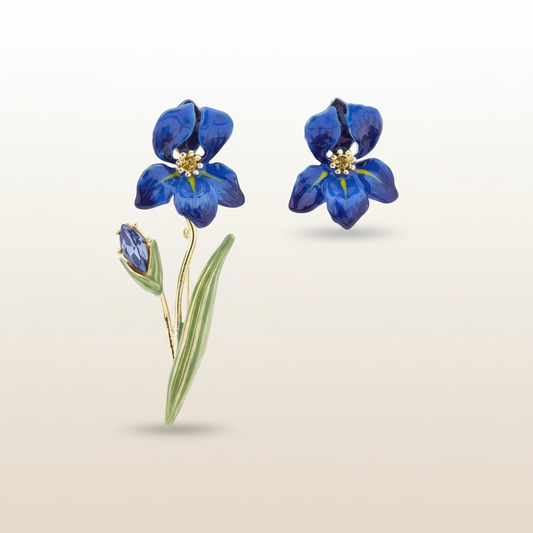 Irises Stud Earrings