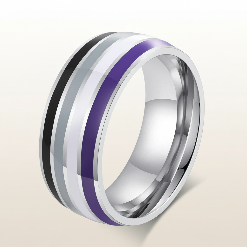Pride Rings - Asexual Assorted Sizes