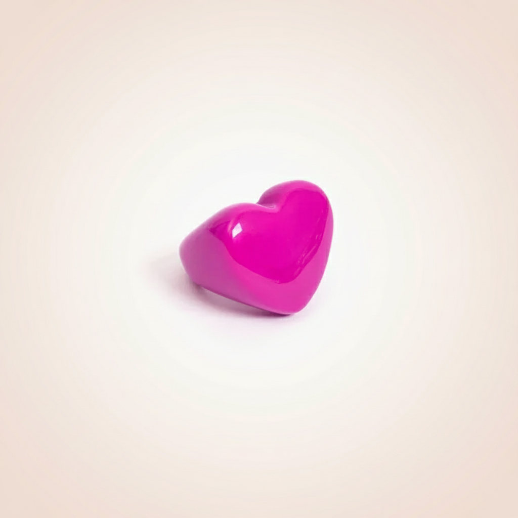 Heart Ring - Purple