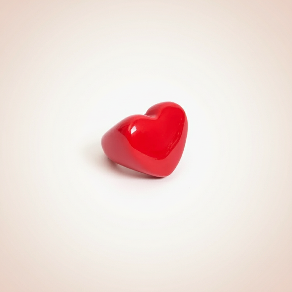 Heart Ring - Red
