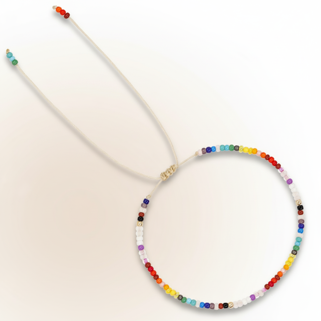 Adjustable Rainbow Bracelets - Multi-FG-B220015A