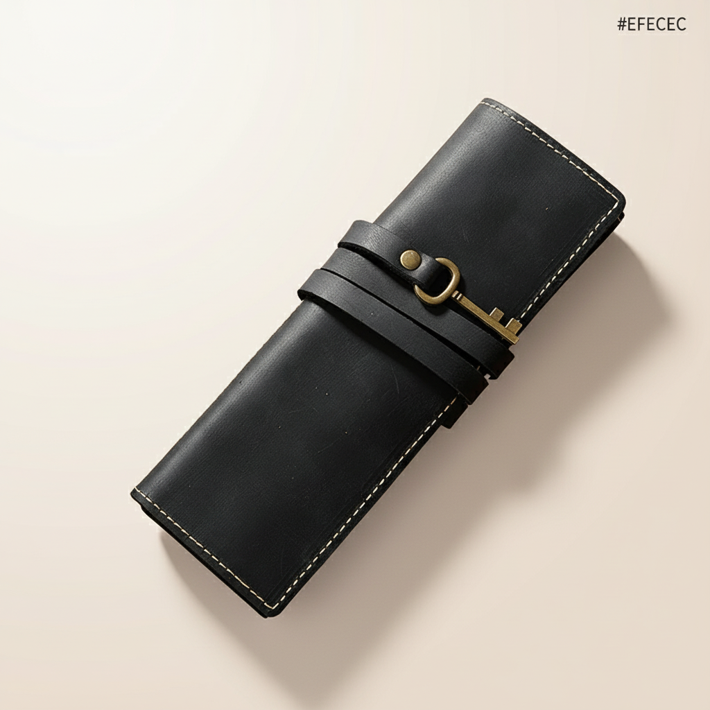 Wrap Pencil Case - Black