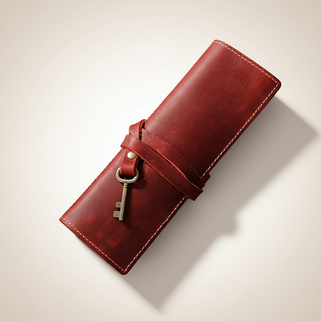 Wrap Pencil Case - Red