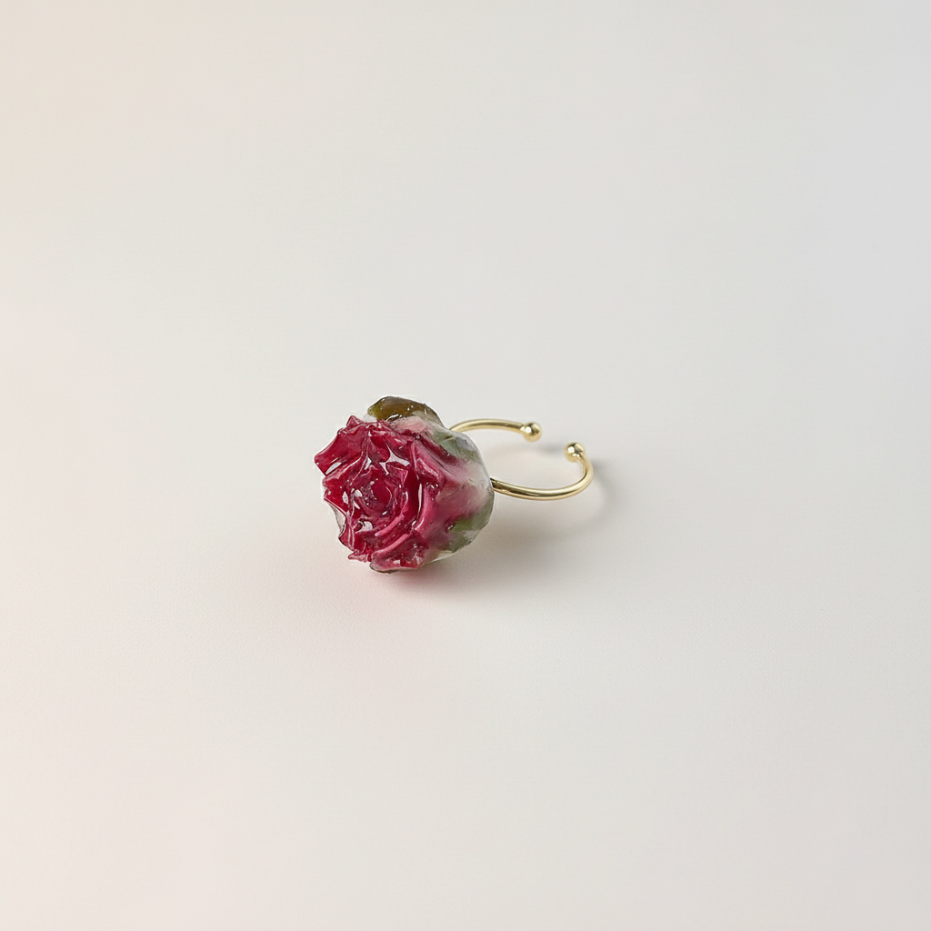 Rose Flower Ring - 3
