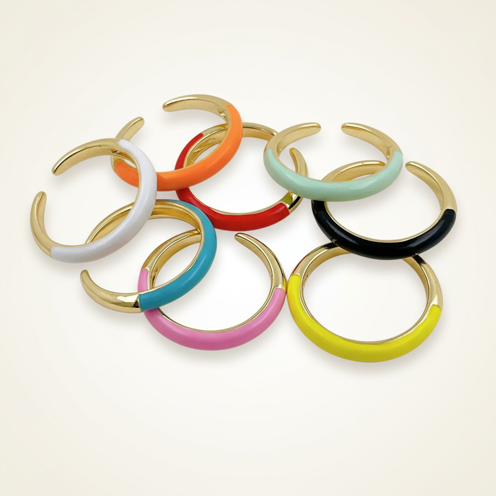 Assorted Enamel Rings