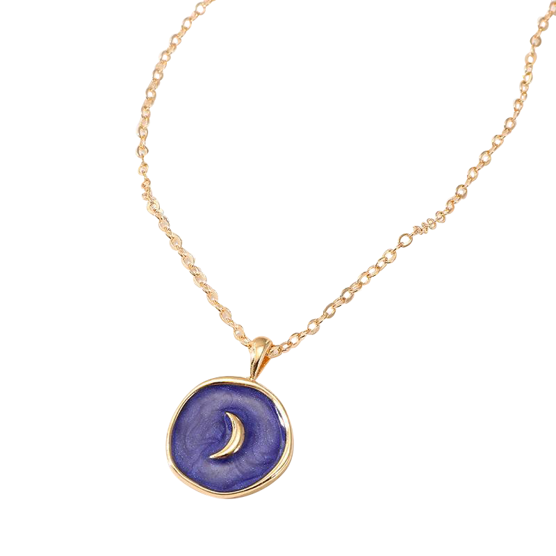 celestial necklace - moon