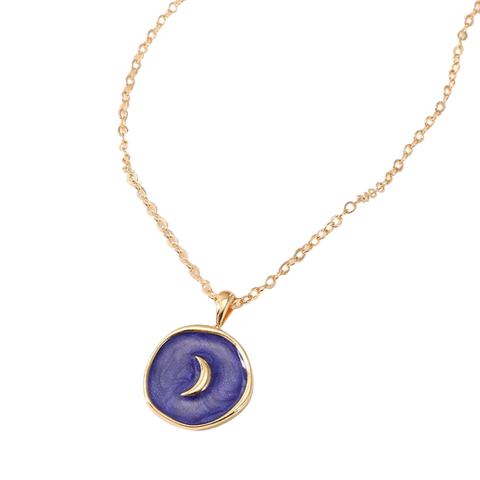 celestial necklace - moon