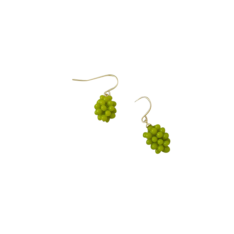 acrylic grape earrings assorted