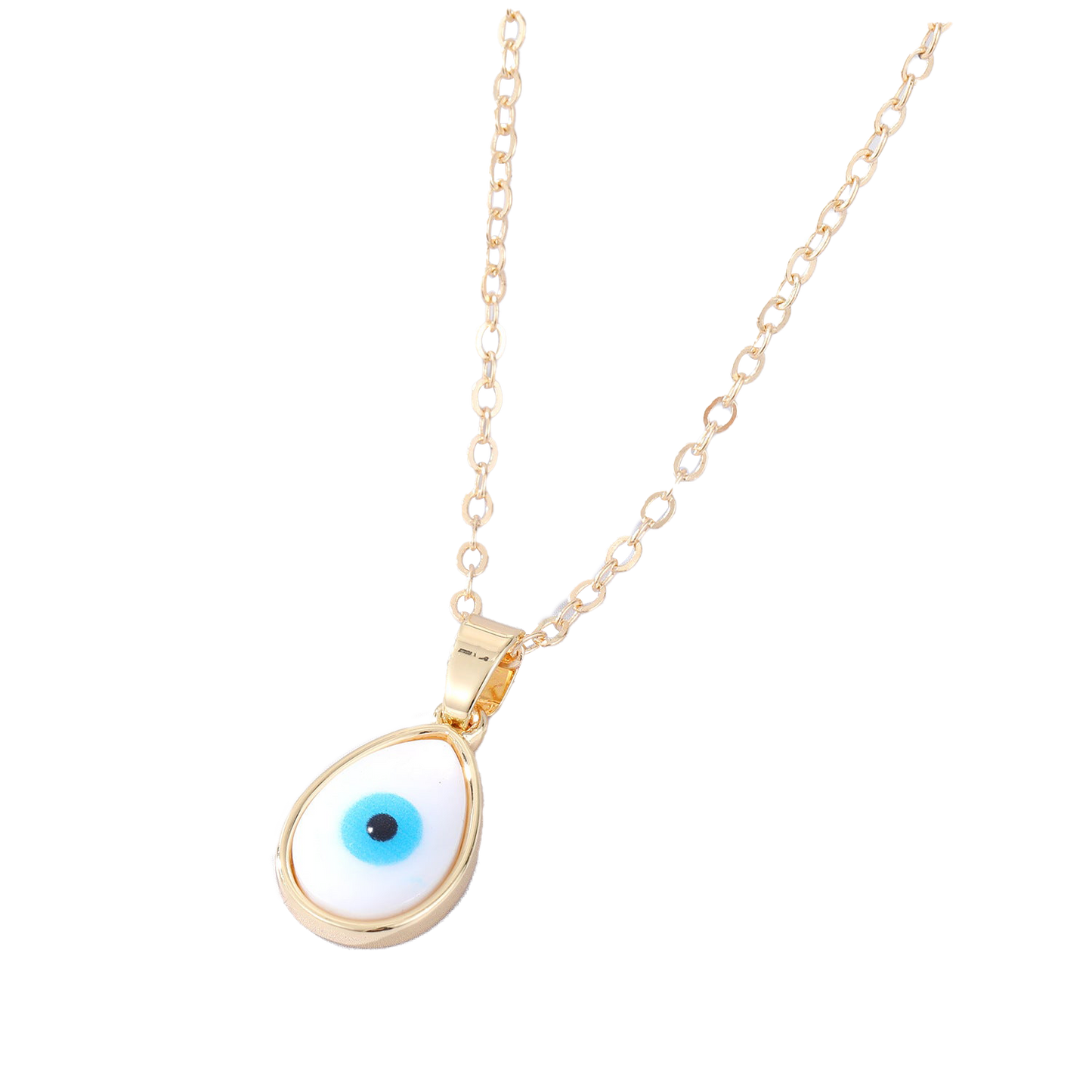 necklace with evil eye pendant