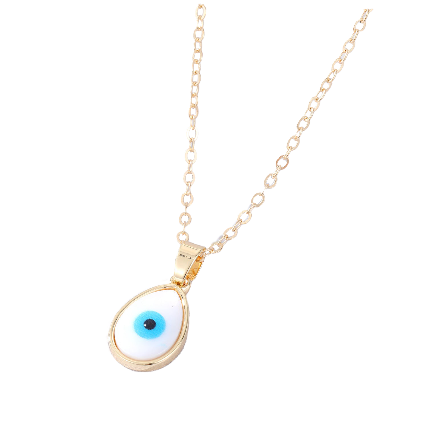 necklace with evil eye pendant