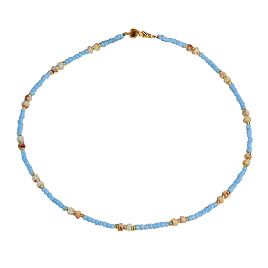 Turquoise beaded necklace